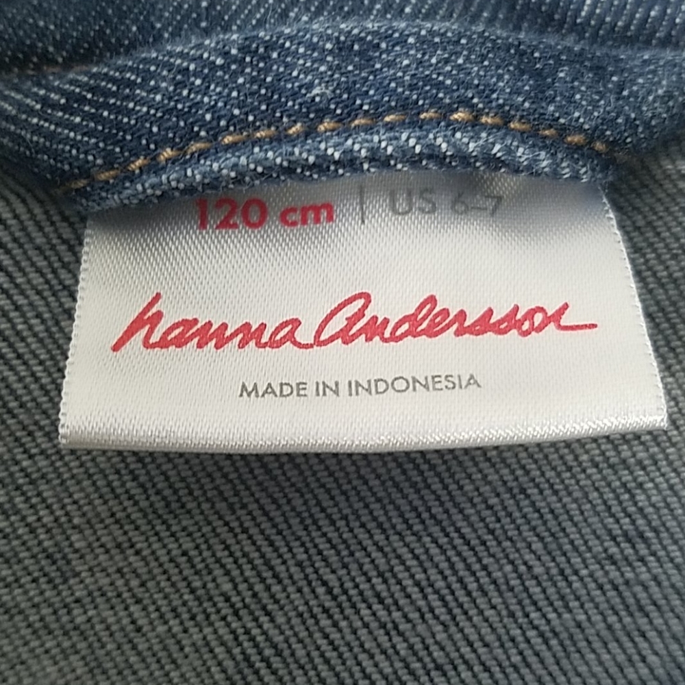 Hanna embroidered jean jacket, size 120 (6/7) - Picture 2 of 9
